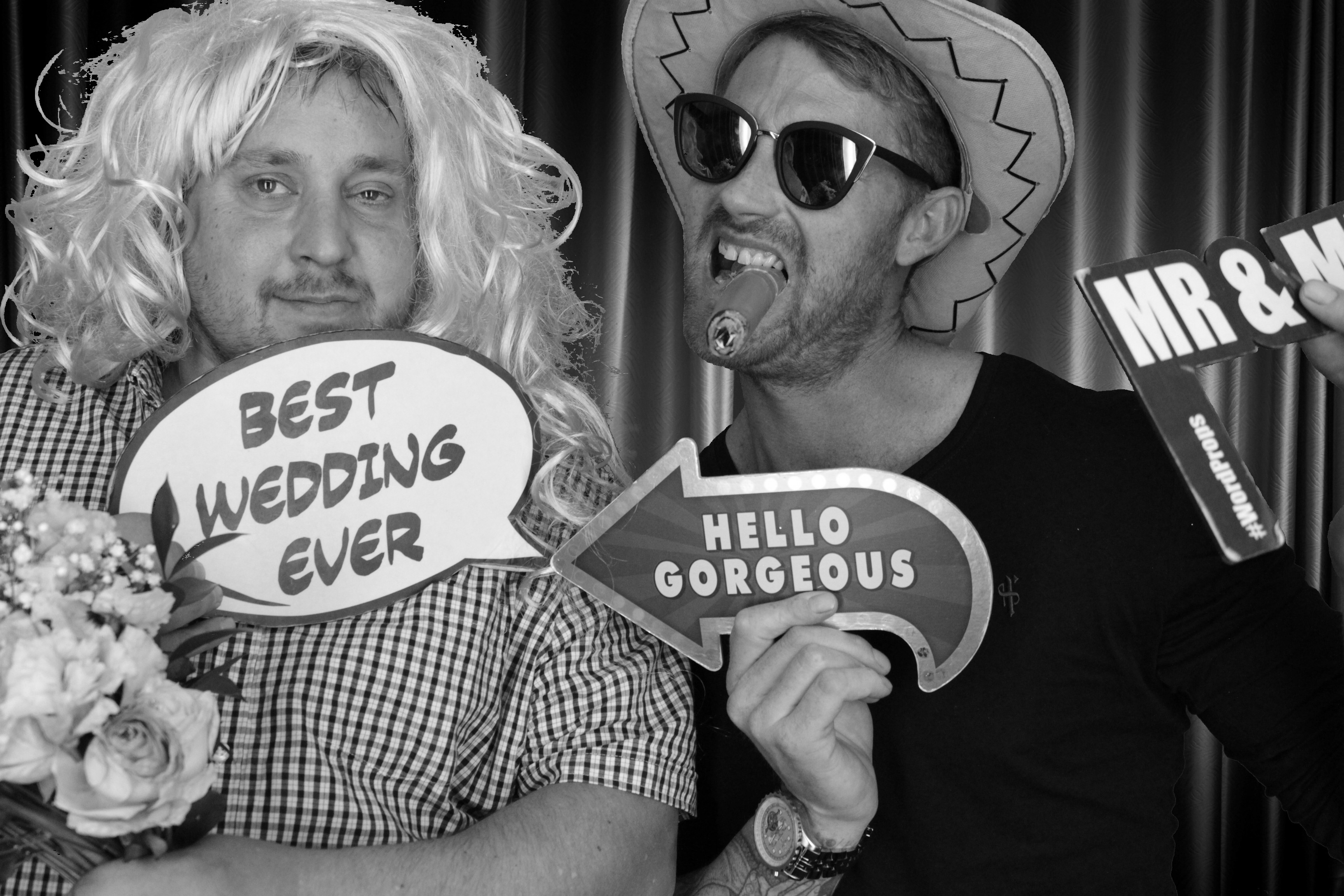 Hazel & Luke's Wedding | View more photos from the event at gallery.myphotoboothexperience.co.uk/u/MyPhotoBoothExperienceLtd/Hazel-Lukes-Wedding
